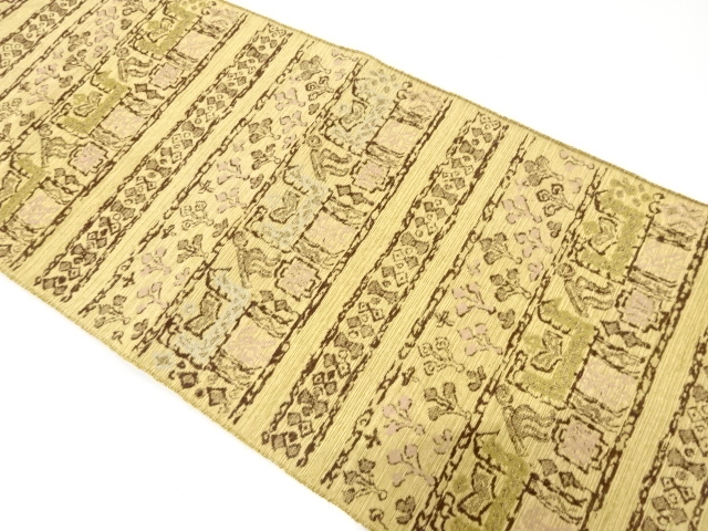 Japanese Kimono / Antique / Nagoya Obi Silk